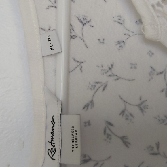 White & Navy top - Picture 2 of 2